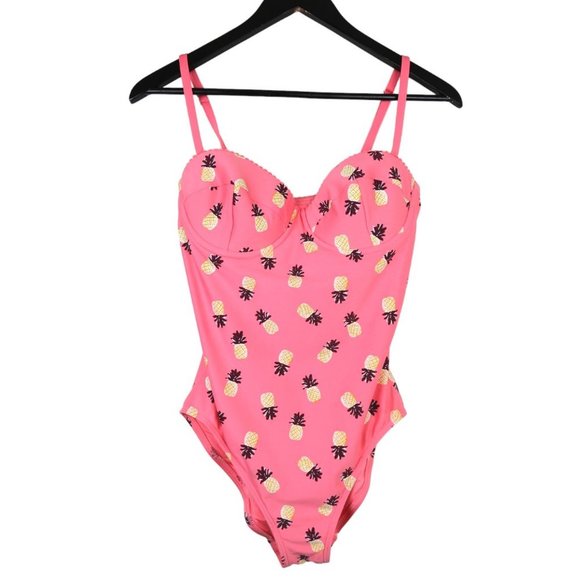 Kate Spade Apricot Sorbet Laniakea Beach One Piece Swimsuit Size Large - Picture 3 of 10